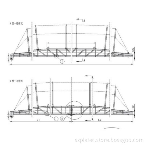 Aluminium Alloy Wharf Ladder/Gangway